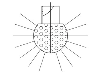 Kuglasta mlaznica 270°